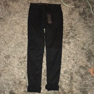 High waisted black jeans